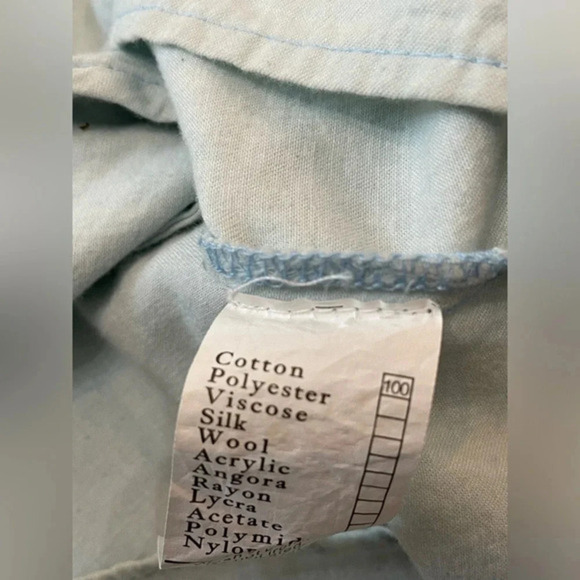 Paradise Off‎ The Shoulder Light Blue Ruffle Dress Small - Picture 7 of 7